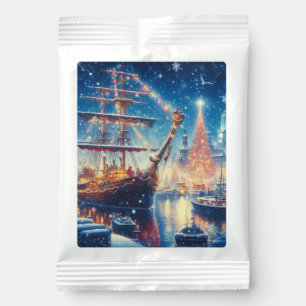 Christmas/Winter docked ship Hot Chocolate Drink Mix