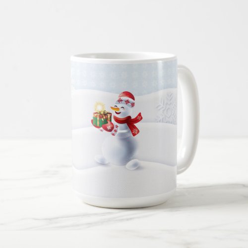 Christmas Winter Fairy Tale Fantasy Snowy Snowman Coffee Mug