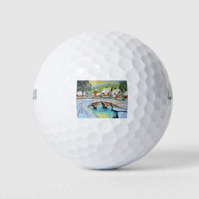 Christmas Winter Golf Balls (Front)