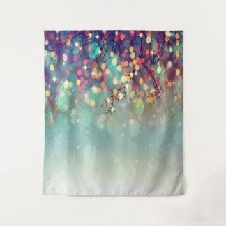 Christmas Winter Green Bokeh Photography Backdrop