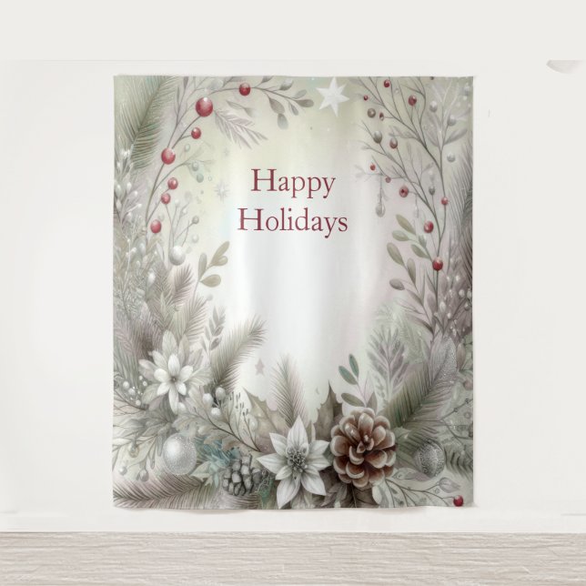 Christmas Winter Holiday Backdrop (Front)