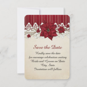 Christmas Winter Holiday Save the date