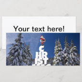 Christmas winter landscape (Front/Back)