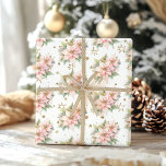 Christmas Winter Onederland gold pink Poinsettia Wrapping Paper Sheets<br><div class="desc">Christmas Winter Onederland gold pink Poinsettia Wrapping Paper Sheets 
Matching items are available.</div>