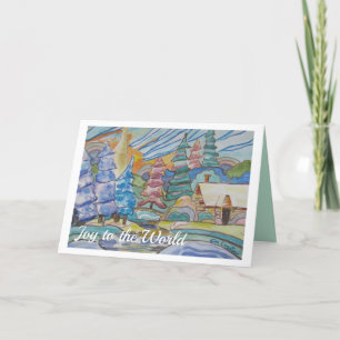 Christmas Winter Scene Holiday Card