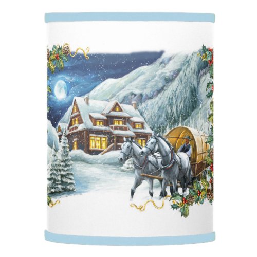 Christmas Winter Scene Lamp Shade