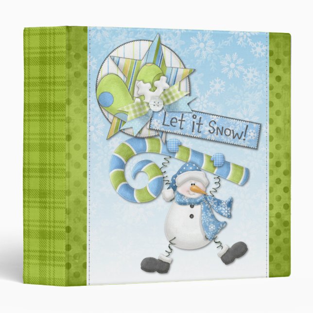 Christmas | Winter Scrapbooking Binder (Front/Spine)