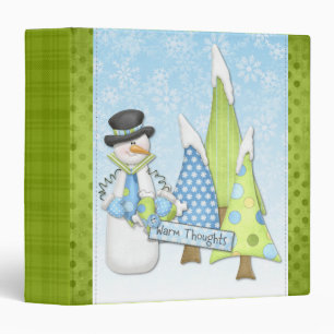Christmas Winter Scrapbooking Binder