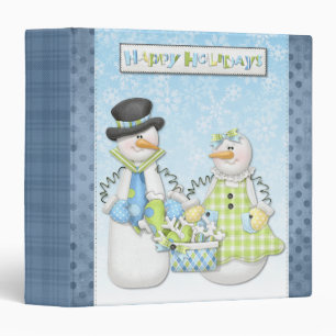 Christmas Winter Scrapbooking Binder