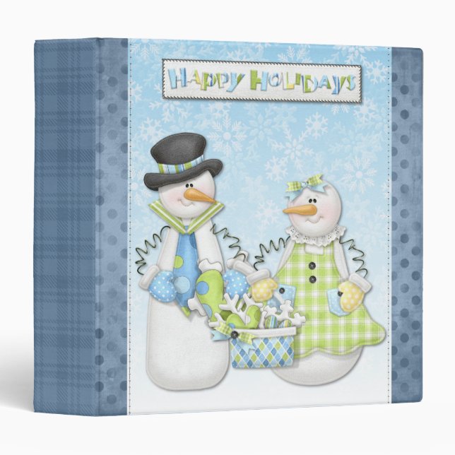 Christmas | Winter Scrapbooking Binder (Front/Spine)