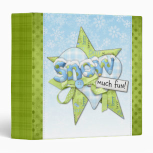 Christmas Winter Scrapbooking Binder