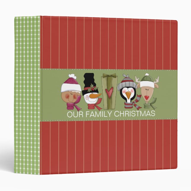 Christmas | Winter Scrapbooking Binder (Front/Spine)