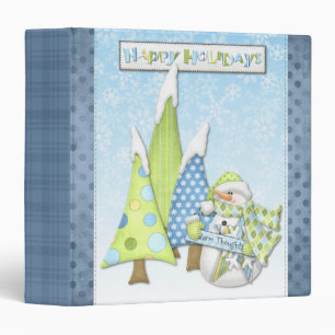 Christmas Winter Scrapbooking Binder