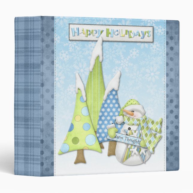 Christmas | Winter Scrapbooking Binder (Front/Spine)