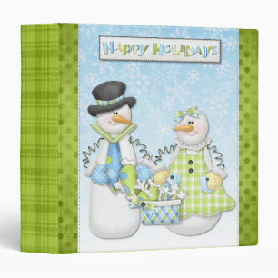 Christmas Winter Scrapbooking Binder