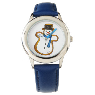 Christmas Winter Snow Snowman Sugar Cookie Watch