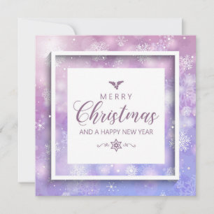 Christmas Winter Snowflake Elegance   Holidays Holiday Card