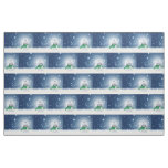 Christmas winter snowman SlipperyJoe green scarf m Fabric