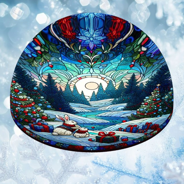 Christmas Winter Solstice Gift Cute Glass Paperweight (Creator Uploaded)