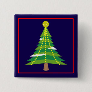 Christmas Winter Tree with Lights-15044 Button