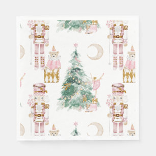 Christmas winter wonderland candy Nutcracker Napkins