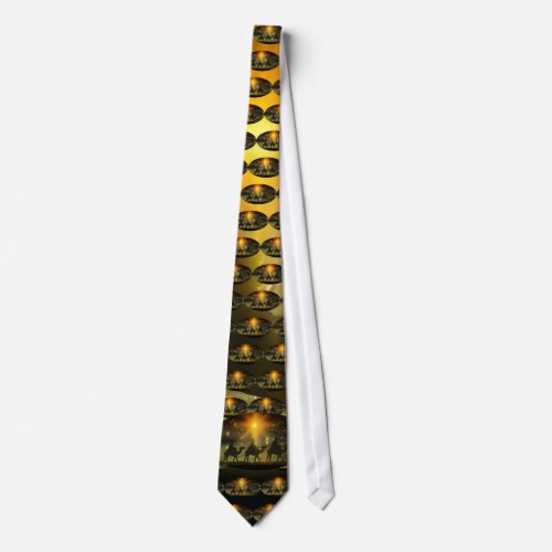 Christmas Wise Men Golden Star of Bethlehem Tie