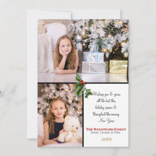 Christmas Wise Men Still Seek Him Two Photo Holiday Card