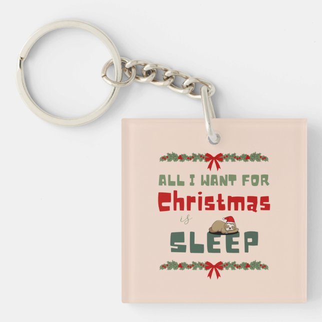 Christmas wish keychain (Front)