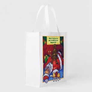 Christmas Wish Reusable Grocery Bag
