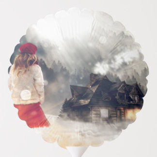 Christmas Wish Snow House Balloon