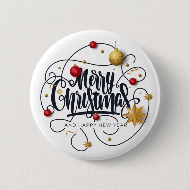 Christmas Wishes Button (Front)