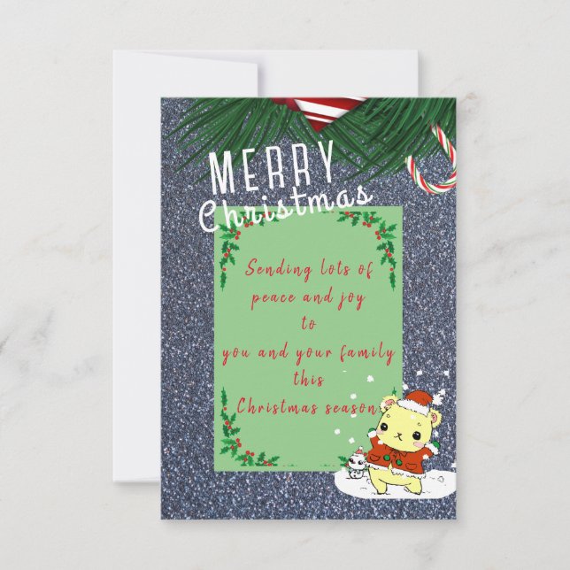 Christmas Wishes Card (Front)
