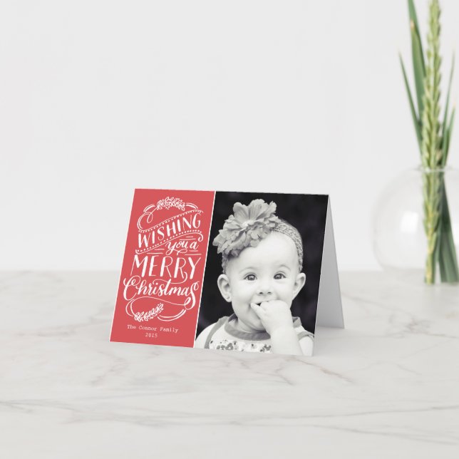 Christmas Wishes Collection Holiday Card (Front)