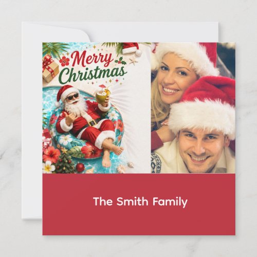 Christmas wishes create your own photo holiday card