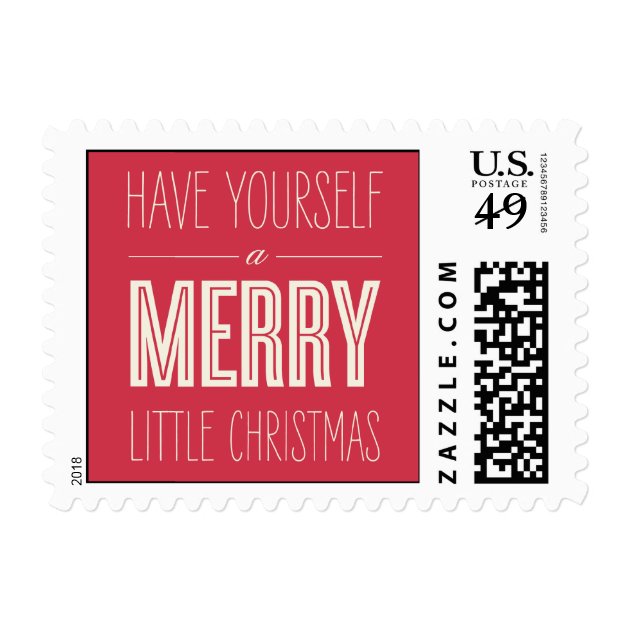 Christmas Wishes Holiday Postage