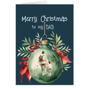 Christmas Wishes & Love for DAD Cards