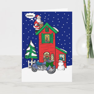 Christmas Wishes Motorcycle Card By Gear4gearheads