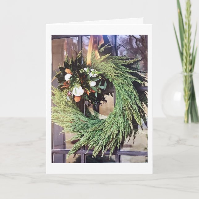 CHRISTMAS WISHES TO FRIENDS CARD (Front)