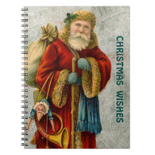 Christmas Wishes with Santa Claus Notebook