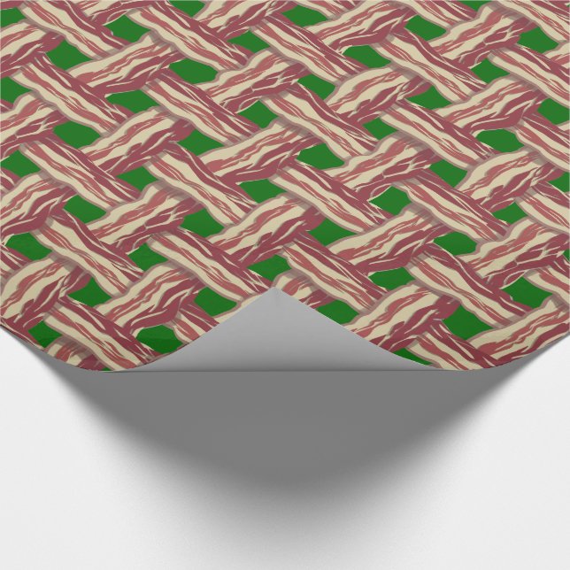 Christmas With Bacon Wrapping Paper | Zazzle