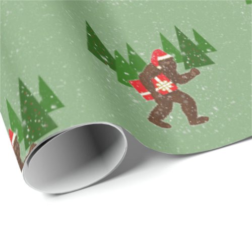 Christmas with Bigfoot Wrapping Paper