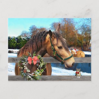 "christmas With Friends" Postcard by TabbyHallDesigns at Zazzle