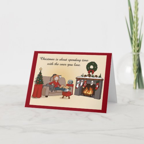 Christmas with Loved Ones Holiday Card