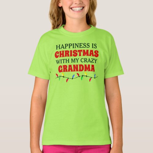 Christmas with My Crazy Grandma T_Shirt