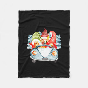 Christmas With My Gnomies Family Christmas Reunion Fleece Blanket