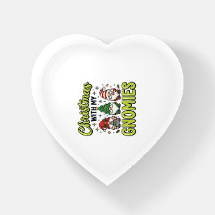 Christmas With My Gnomies Gnome Design Paperweight