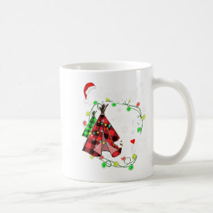 Christmas With My Tribe Family Plaid Pajamas Xmas Coffee Mug