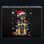 Christmas With Rottweiler Dog Calendar<br><div class="desc">Christmas With Rottweiler Dog 
Best gift idea for dog lovers.
With a funny design,  this will be a great gift for relatives,  
friends,  colleagues,  neighbors or yourself.
A version specially designed for dog owners.</div>