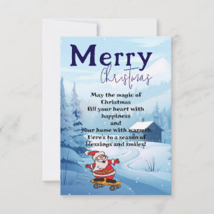 Christmas with Santa Card