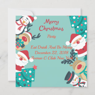 Christmas With Santa Invitation